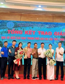 BLĐ Techgolf tham dự buổi lễ trao giải golf CLB Thành phố Lào Cai