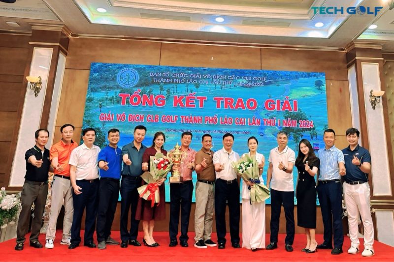 BLĐ Techgolf tham dự buổi lễ trao giải golf CLB Thành phố Lào Cai