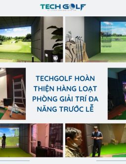 Techgolf hoàn thiện hàng loạt phòng golf 3D trước Lễ