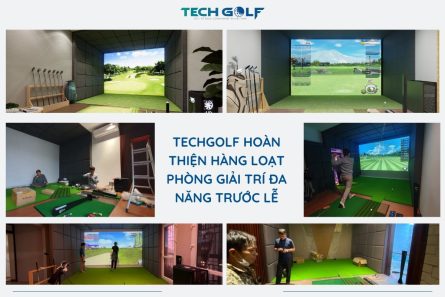 Techgolf hoàn thiện hàng loạt phòng golf 3D trước Lễ