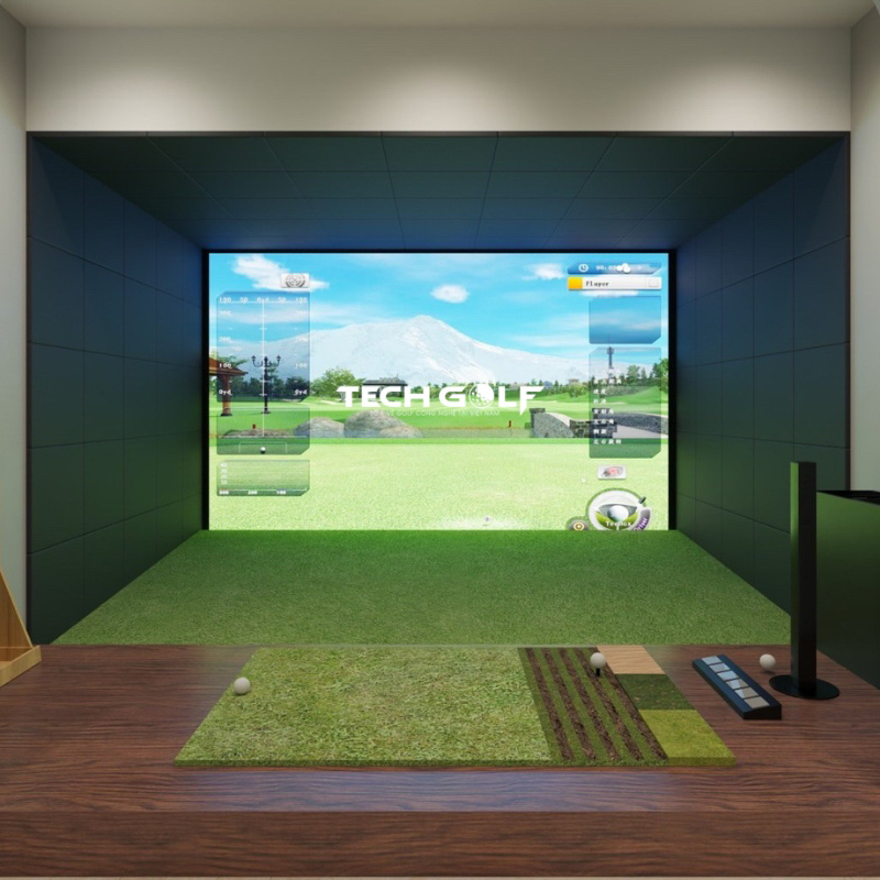 Techgolf thiết kế, thi công và lắp đặt trọn gói phòng golf 3D