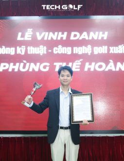 Techgolf vinh danh Trưởng phòng kỹ thuật Phùng Thế Hoàn