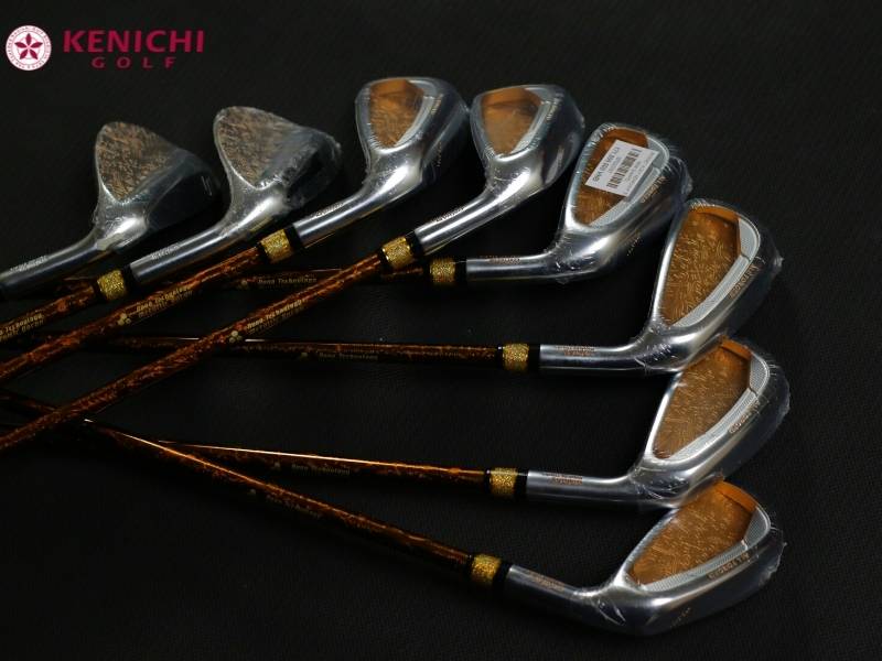 Bộ gậy golf fullset Kenichi 6 sao S - Classic Gold cũ sang trọng