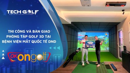 Phòng golf 3D Okongolf tại Bệnh viện mắt quốc tế DND