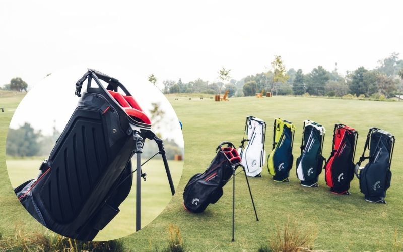 Hyperlite Zero Stand Bag được làm từ vải ripstop có bề mặt mịn, mỏng và nhẹ