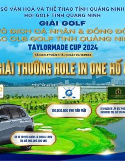 Techgolf đồng hành cùng Biển đẹp số 1 tài trợ HIO tại giải golf Vô địch cá nhân và đồng đội tcác CLB golf Quảng Ninh