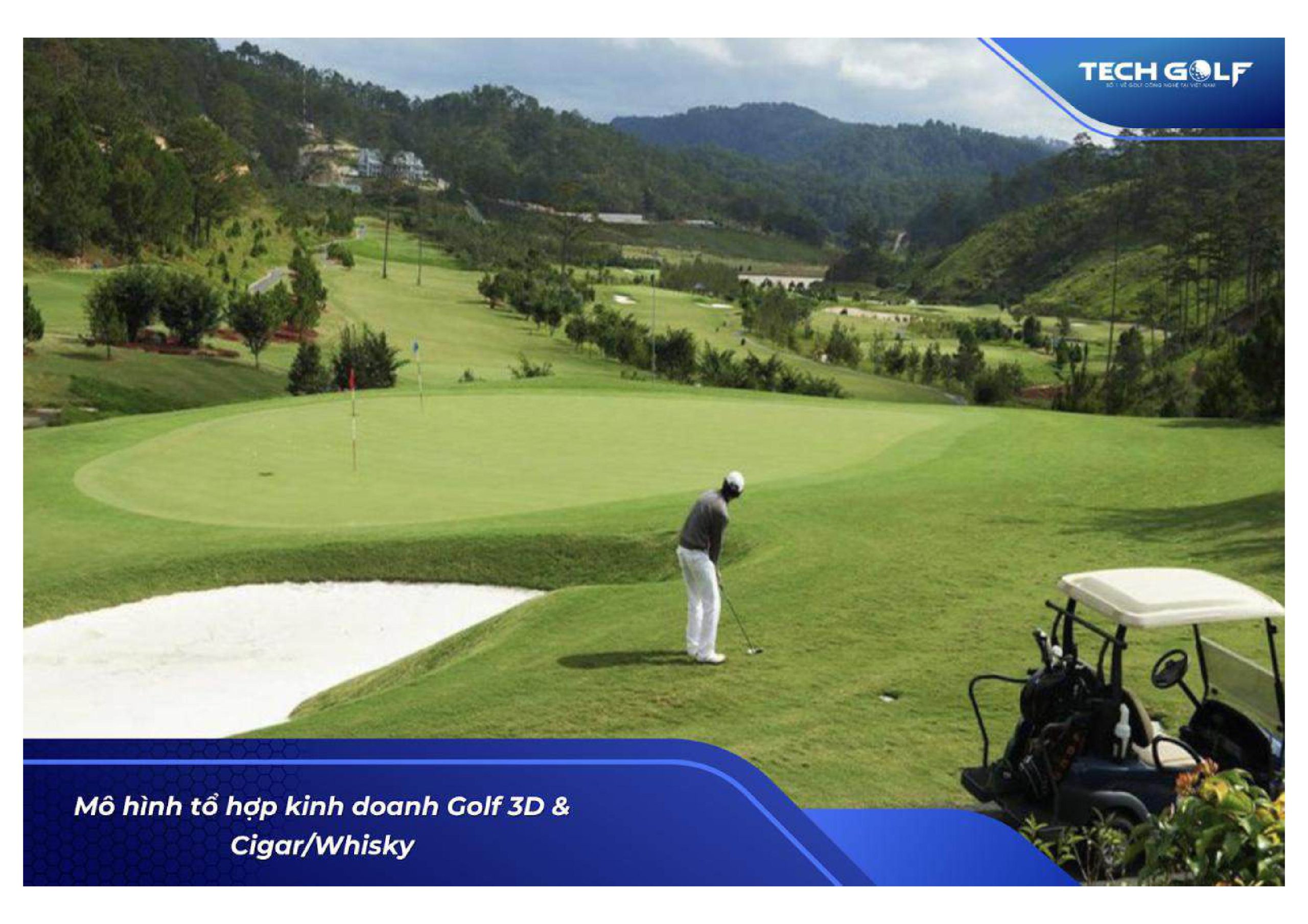 Mô hình tổ hợp kinh doanh Golf 3D & Cigar/Whisky