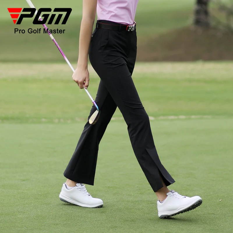 Quần golf nữ PGM giá mềm, chất liệu co giãn tốt
